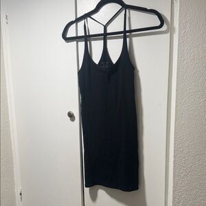 Free People Everyday Black Strappy Camisole Dress
